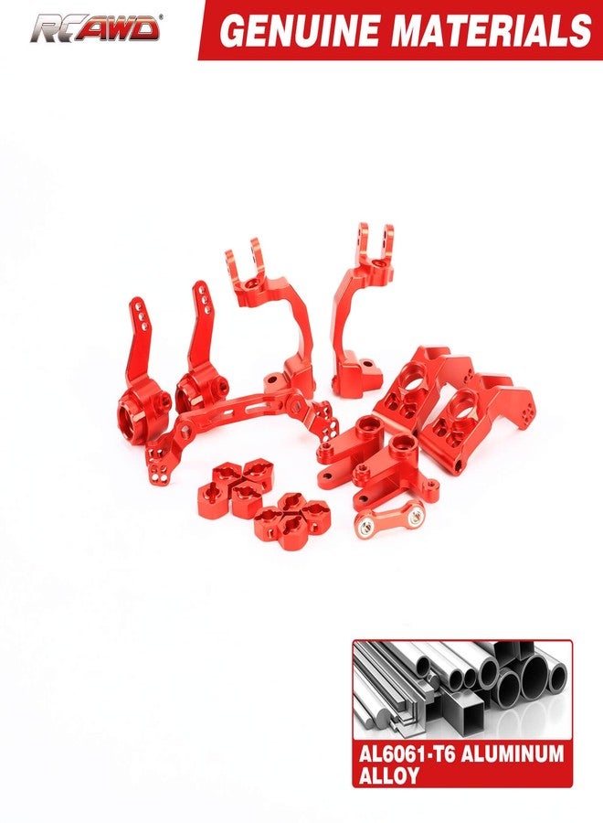 RCAWD Big Rock Granite Senton Vorteks Typhon 3S & Mega 550 Steering Set & 12mm 14mm Wheel Hex, Steering Blocks & C Hub Carrier & Rear Spindle Hub Carrier Upgrades Parts for ARRMA 1/10 1/8#ARAC9359 - Image 5
